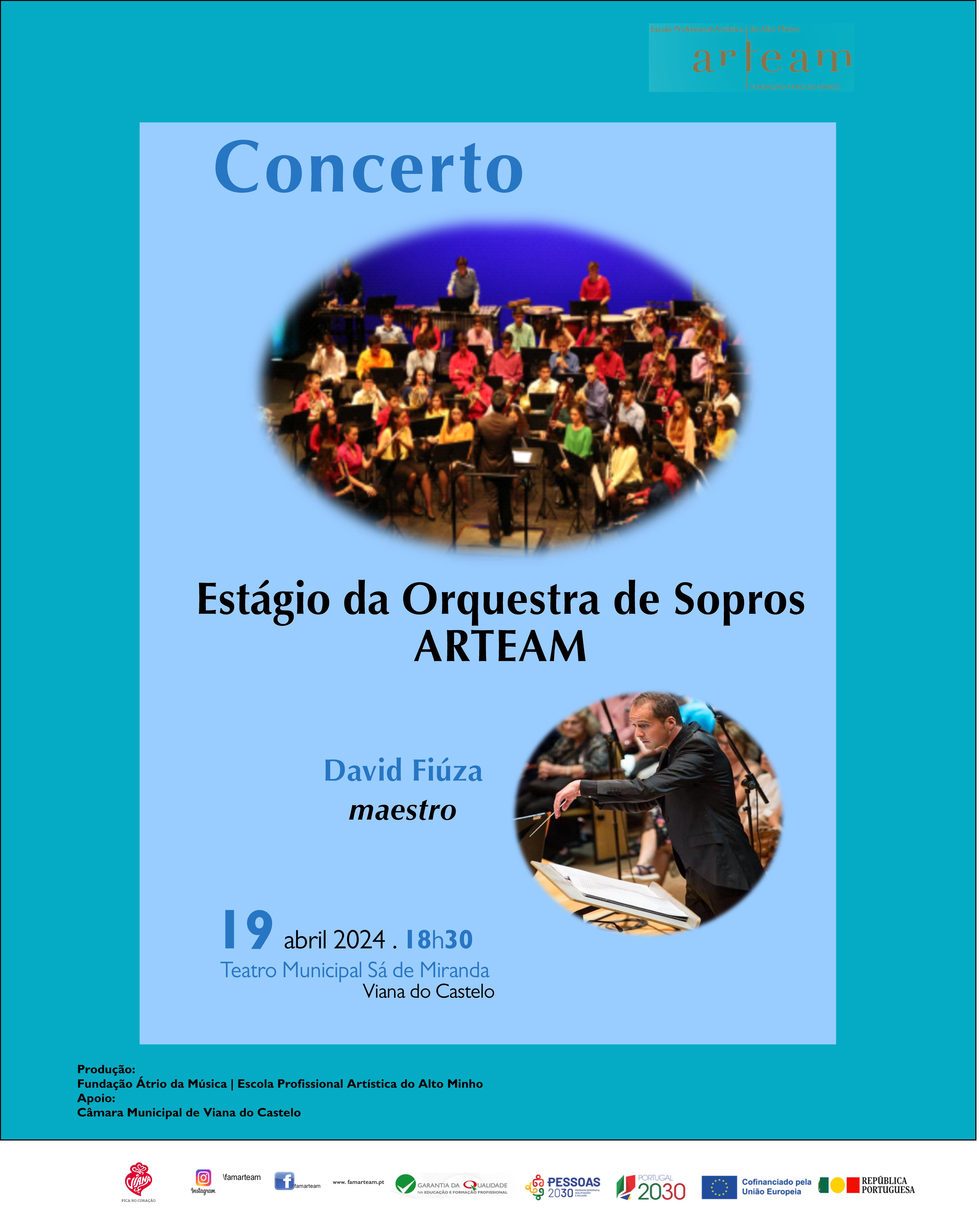 Concerto de Encerramento de Estágio da Orquestra de Sopros ARTEAM