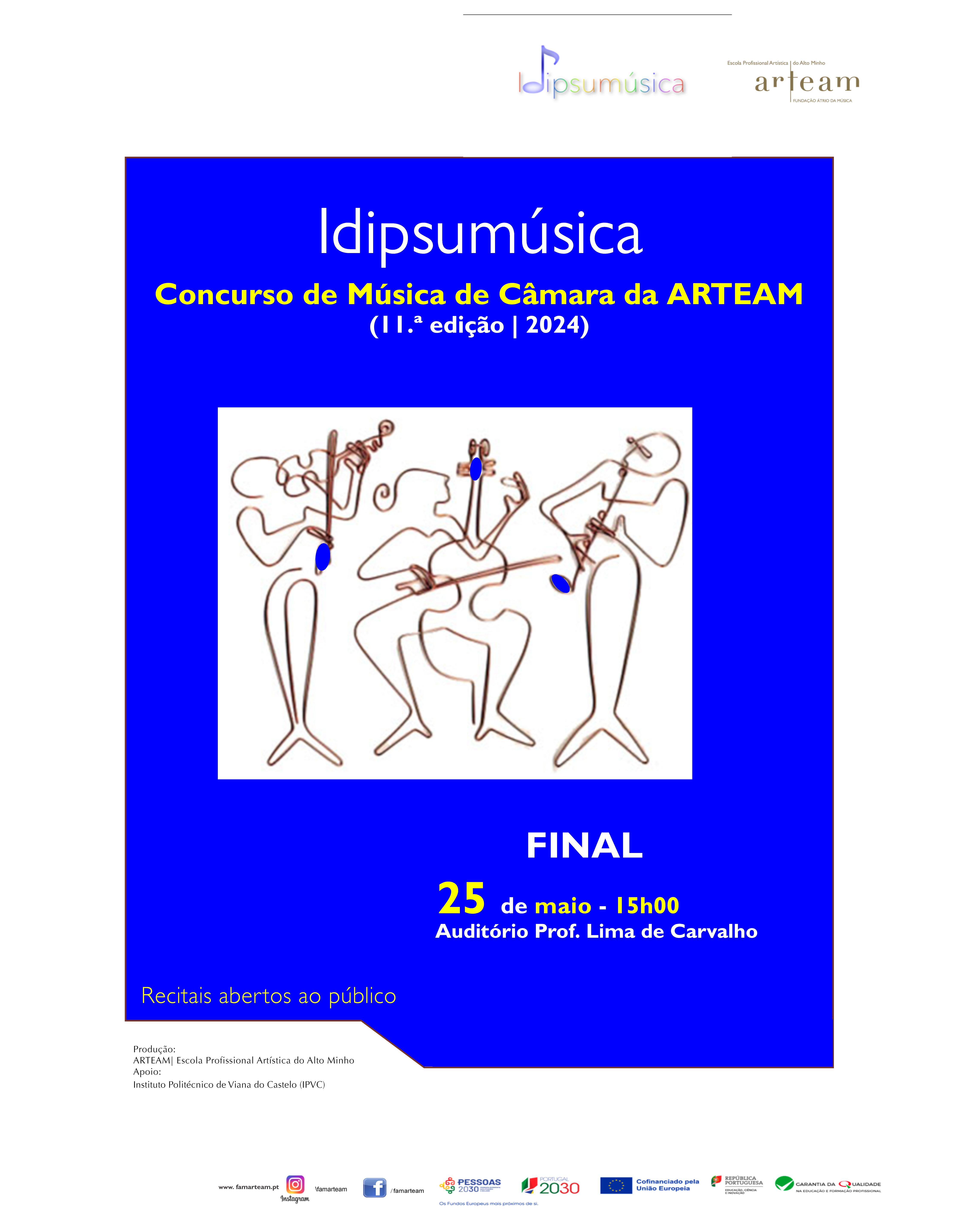 IDIPSUMÚSICA - CONCURSO DE MÚSICA DE CÂMARA ARTEAM (11.ª edição)