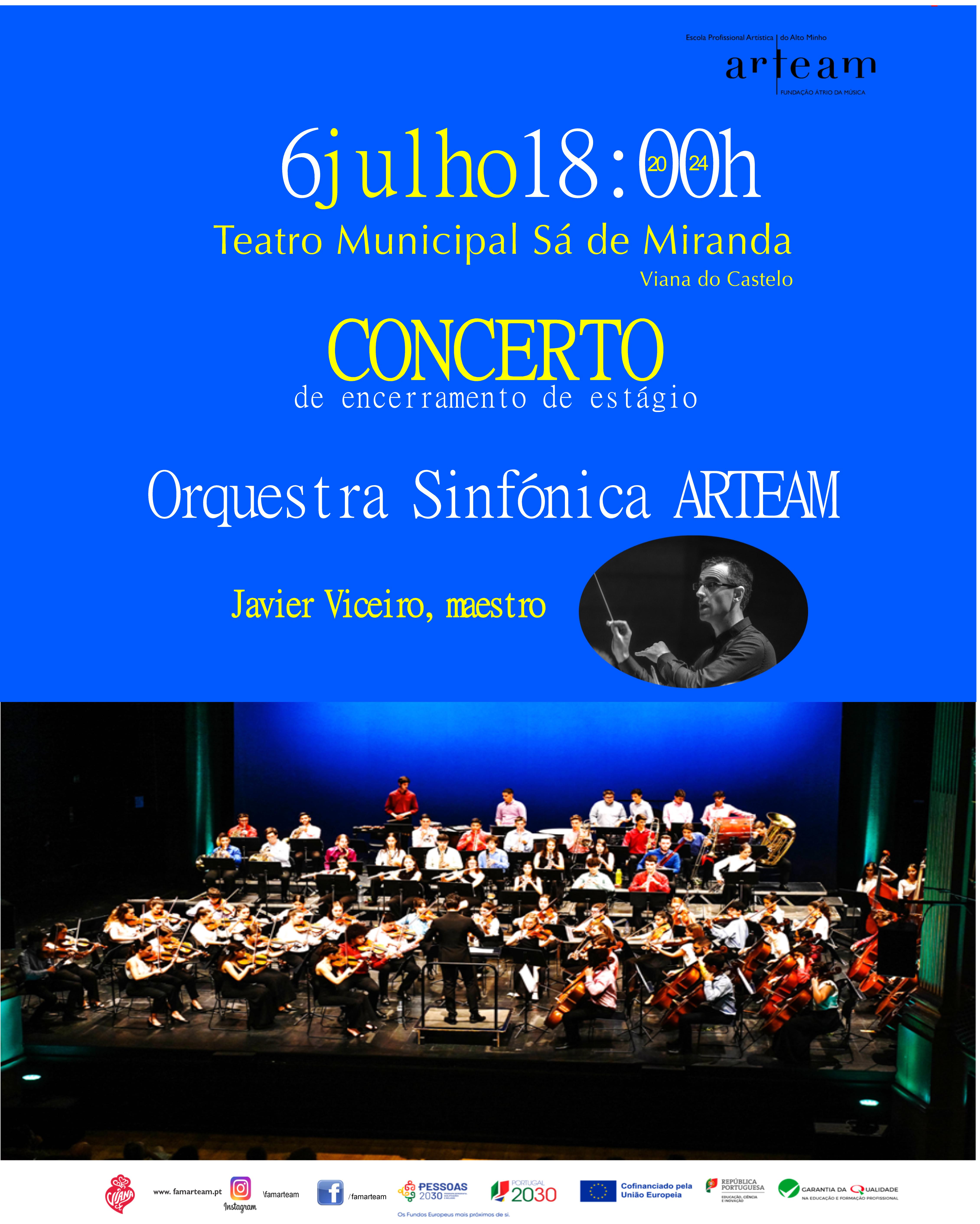 Concerto Final de Ano Letivo da Orquestra Sinfónica ARTEAM 2024