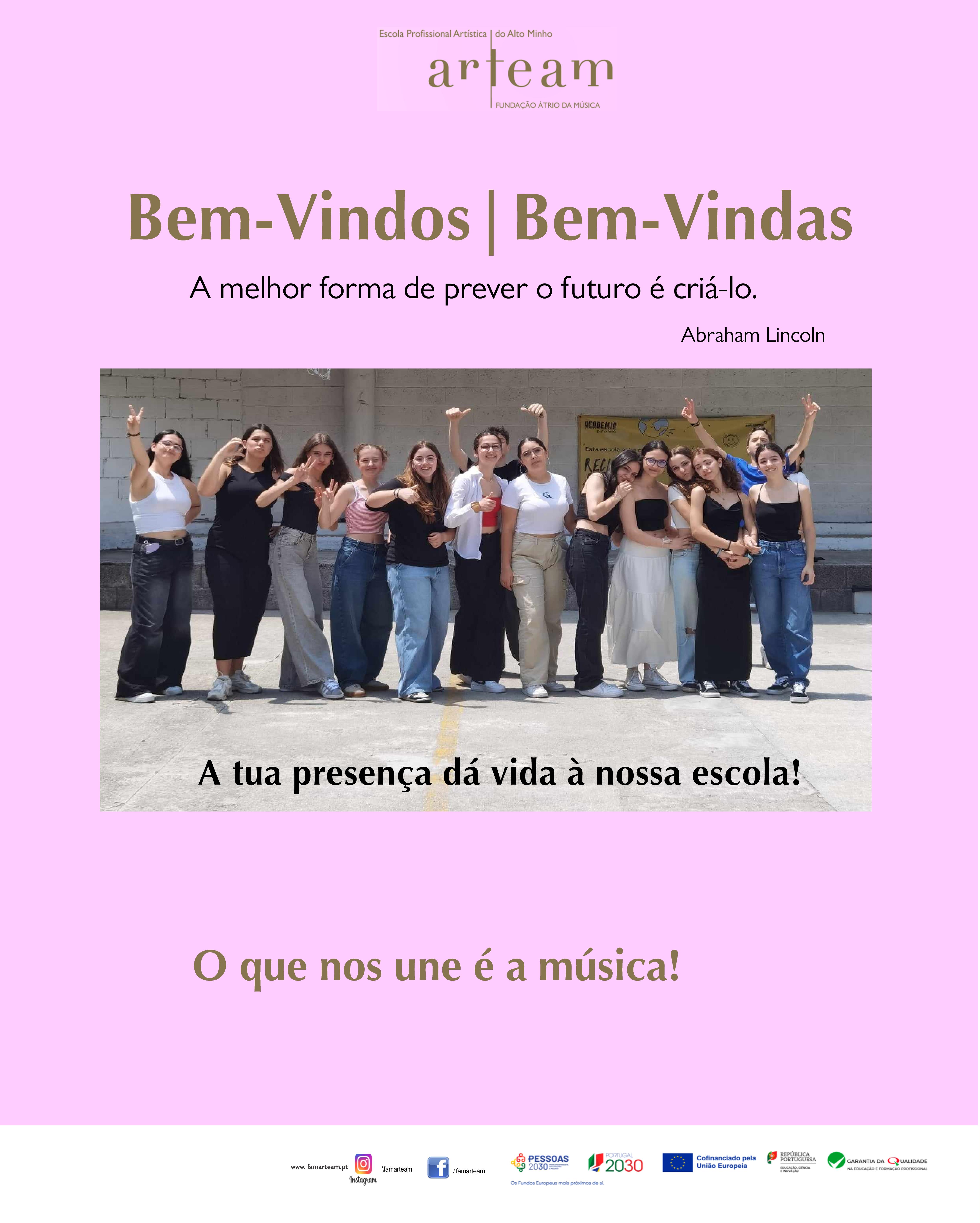 BEM VINDOS - BEM VINDAS