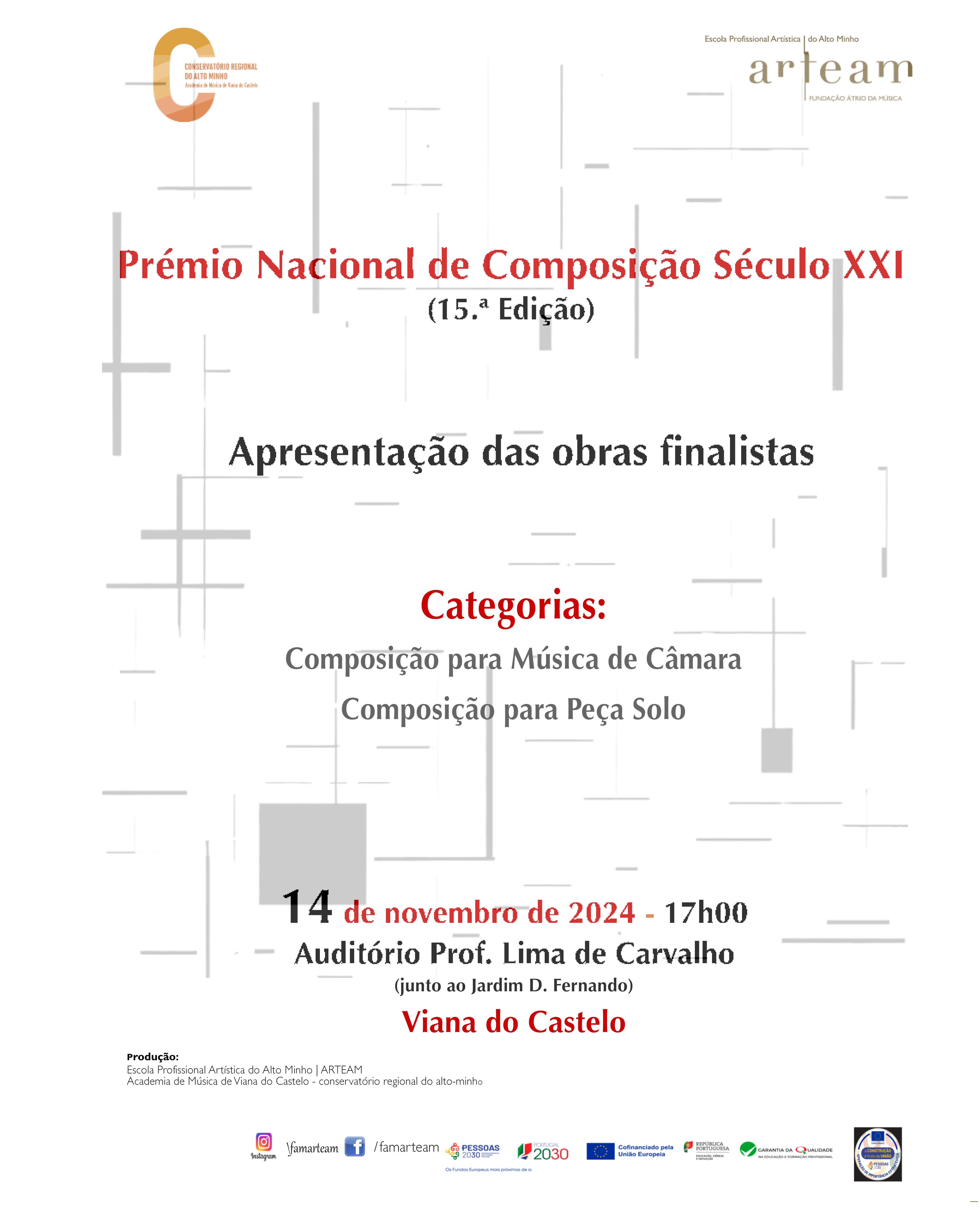 Prémio de Composição Nacional de Composição Séc. XXI