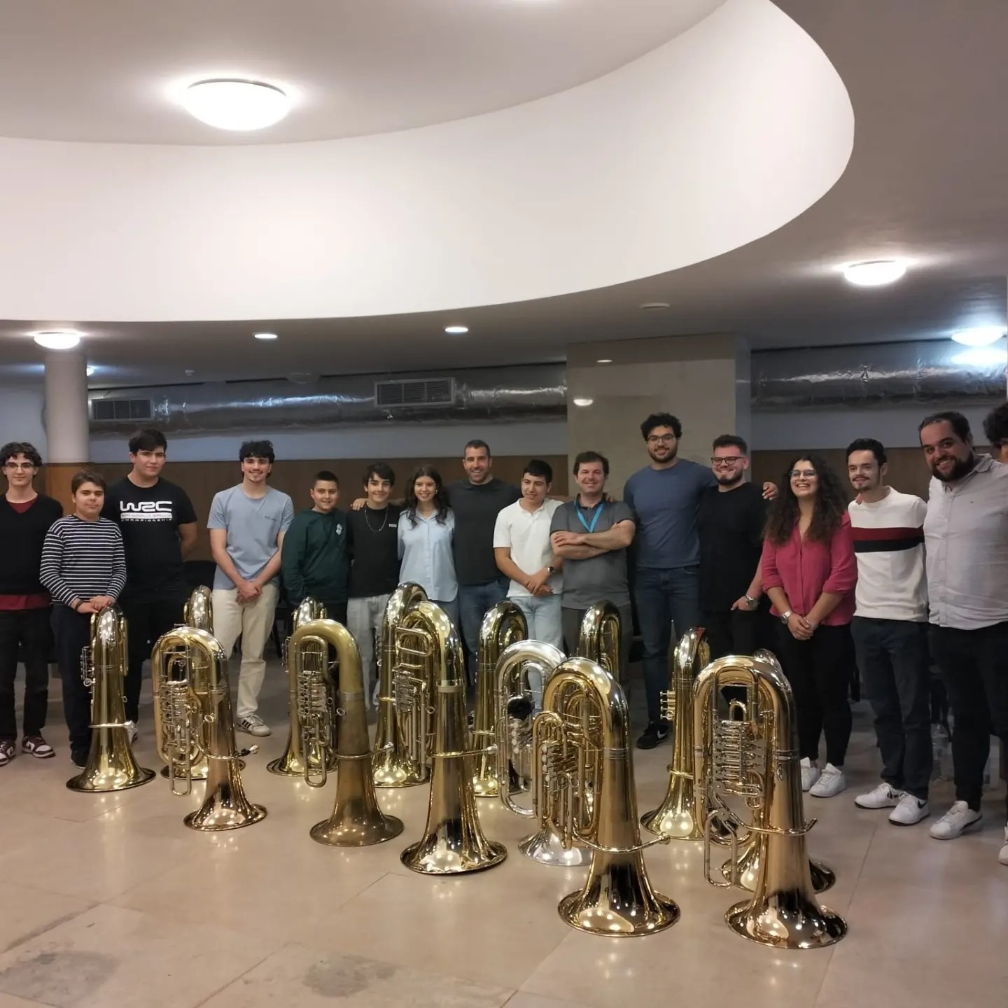 Filipe Queirós orienta masterclass de Tuba na ARTEAM