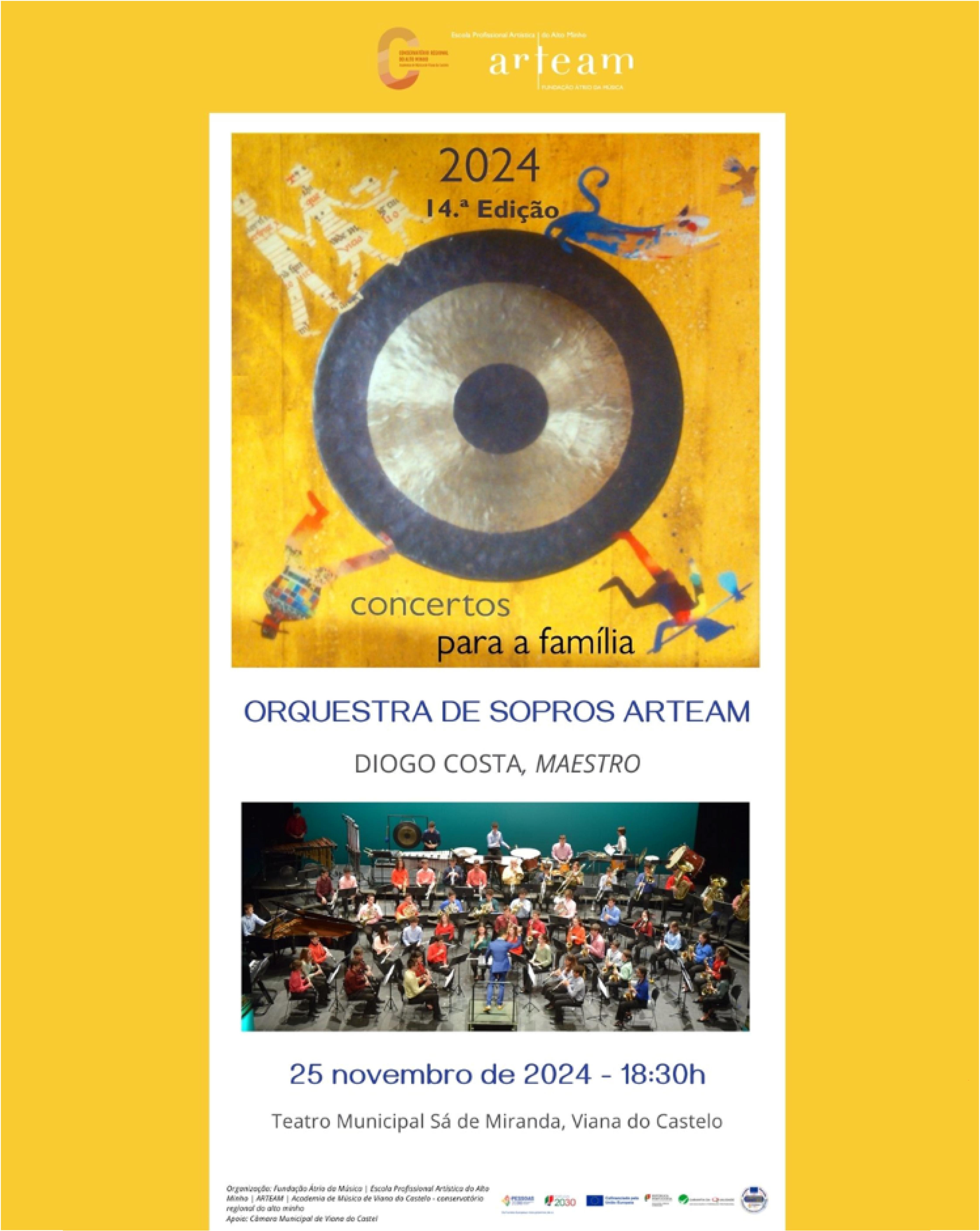 Concerto para a família no Teatro Municipal Sá de Miranda 2024